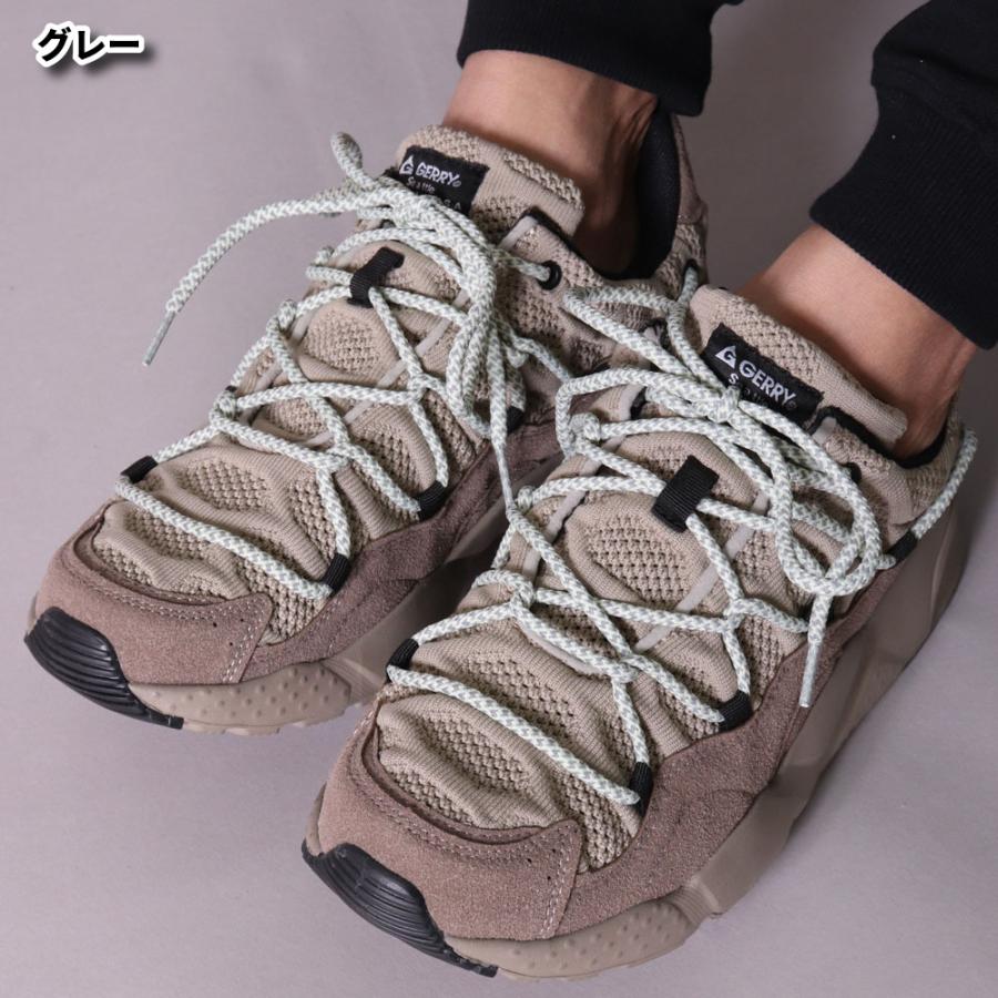 GERRY ジェリー スニーカー メンズ レディース レースアップ ダッドスニーカー 厚底 カーキ ブラック グレー アウトドア スポーツ  ユニセックス | GERRY | 04