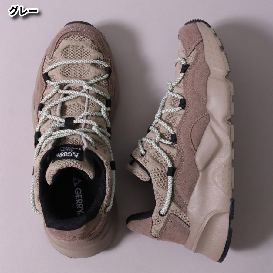 GERRY ジェリー スニーカー メンズ レディース レースアップ ダッドスニーカー 厚底 カーキ ブラック グレー アウトドア スポーツ  ユニセックス | GERRY | 07