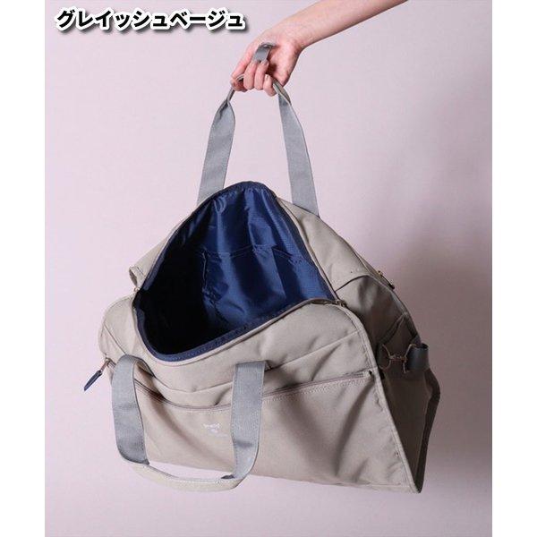 アネロ ボストンバッグ  ショルダーバッグ レディース　　メンズ anello 2ウェイ 他収納 10ポケット ナイロンキャンバス シンプル PC収納 通勤 通学 | anello GRANDE | 04