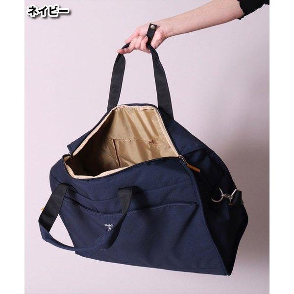 アネロ ボストンバッグ  ショルダーバッグ レディース　　メンズ anello 2ウェイ 他収納 10ポケット ナイロンキャンバス シンプル PC収納 通勤 通学 | anello GRANDE | 08