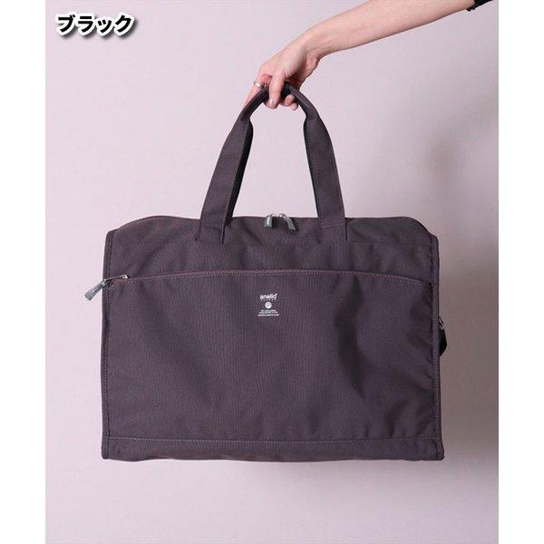 アネロ ボストンバッグ  ショルダーバッグ レディース　　メンズ anello 2ウェイ 他収納 10ポケット ナイロンキャンバス シンプル PC収納 通勤 通学 | anello GRANDE | 09