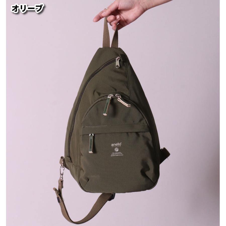 アネロ ボディバッグ ワンショルダー レディース メンズ anello モイスト ななめがけ ナイロンキャンバス シンプル ベーシック 男女兼用 正規品 アネログランデ | anello GRANDE | 04