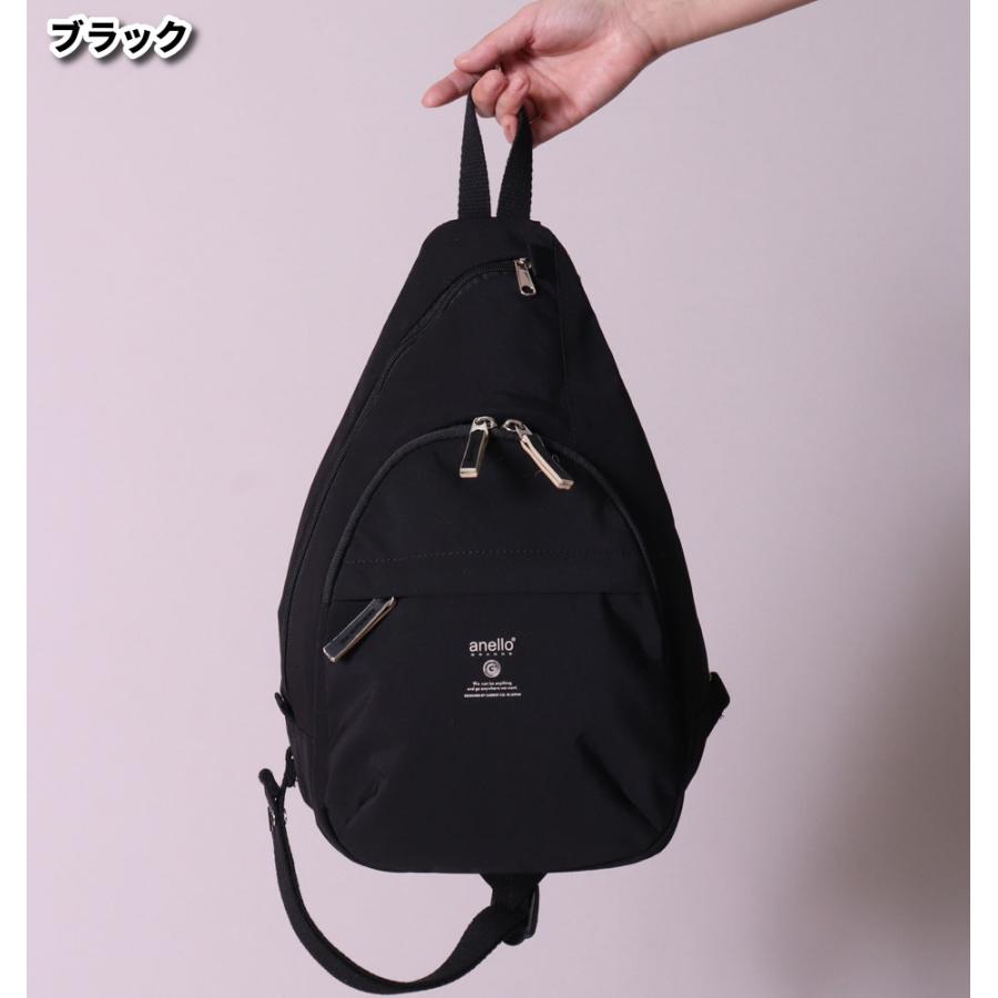 アネロ ボディバッグ ワンショルダー レディース メンズ anello モイスト ななめがけ ナイロンキャンバス シンプル ベーシック 男女兼用 正規品 アネログランデ | anello GRANDE | 06