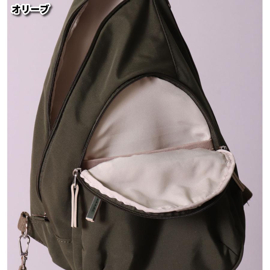 アネロ ボディバッグ ワンショルダー レディース メンズ anello モイスト ななめがけ ナイロンキャンバス シンプル ベーシック 男女兼用 正規品 アネログランデ | anello GRANDE | 08