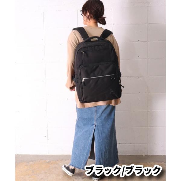 アネロ リュック メンズ レディース  anello 大容量 35リットル ナイロンキャンバス 撥水加工 シンプル ベーシック 正規品 通勤 通学 旅行 合宿 出張 PC収納 | anello GRANDE | 02