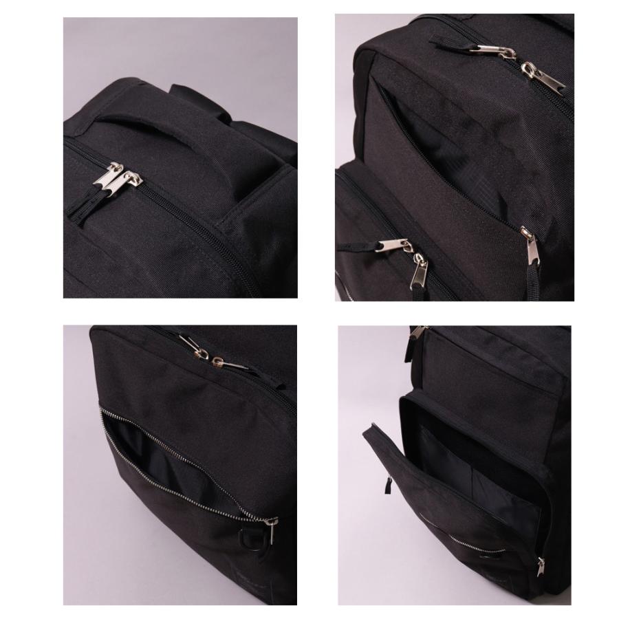 アネロ リュック メンズ レディース  anello 大容量 35リットル ナイロンキャンバス 撥水加工 シンプル ベーシック 正規品 通勤 通学 旅行 合宿 出張 PC収納 | anello GRANDE | 08