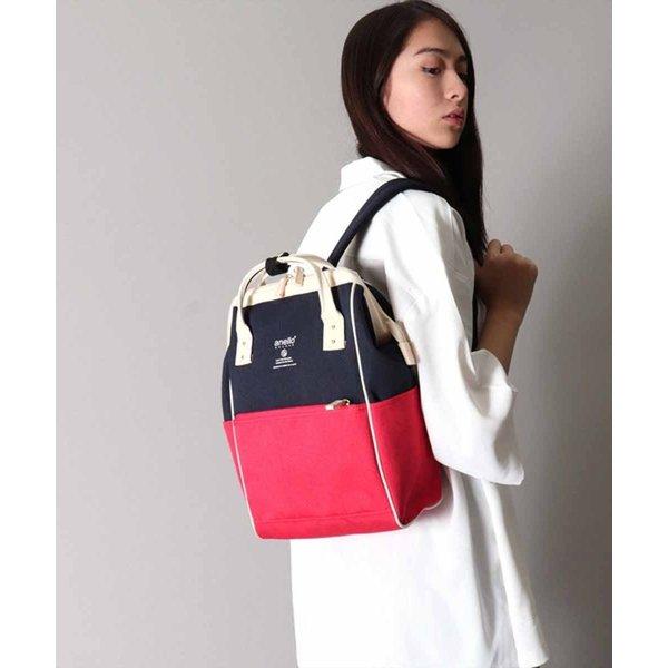 アネロ リュック レディース スモールサイズ 撥水 大人 口金リュック 軽量 マザーズバッグ リュックサック ママバッグ 軽い 背面 anello | anello GRANDE | 01