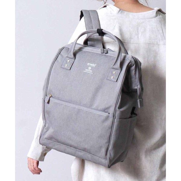 アネロ リュック レディース ラージサイズ 撥水  大人 口金リュック 軽量 マザーズバッグ  軽い 背面ファスナー a4 正規品 GU-B3015  通勤 通学 PC収納 anello | anello GRANDE | 03