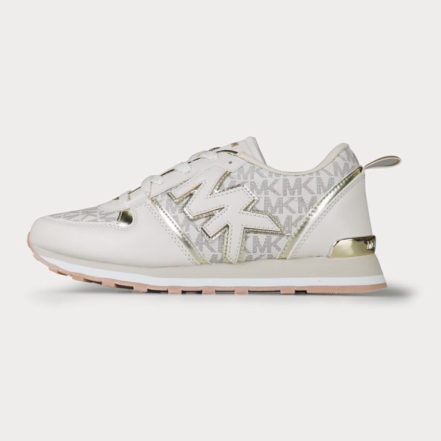 マイケル コース スニーカー MICHAEL KORS ジュニア ジュニア企画サイズ BILLIE DASH ビリー ダッシュ バニラ MK ロゴ モノグラム | MICHAEL KORS | 01