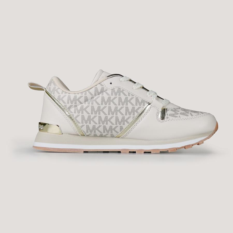 マイケル コース スニーカー MICHAEL KORS ジュニア ジュニア企画サイズ BILLIE DASH ビリー ダッシュ バニラ MK ロゴ モノグラム | MICHAEL KORS | 02