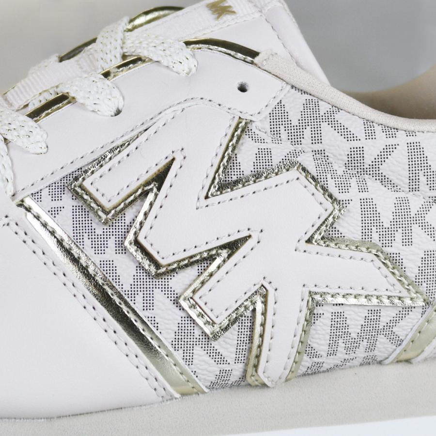 マイケル コース スニーカー MICHAEL KORS ジュニア ジュニア企画サイズ BILLIE DASH ビリー ダッシュ バニラ MK ロゴ モノグラム | MICHAEL KORS | 06