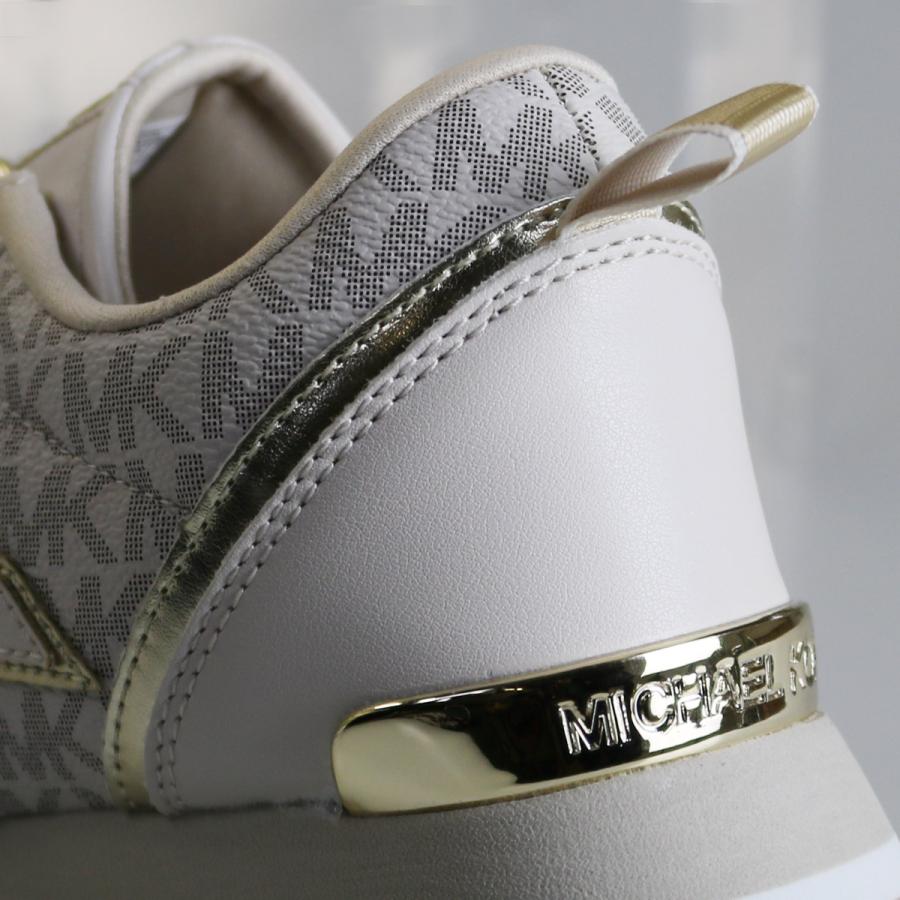 マイケル コース スニーカー MICHAEL KORS ジュニア ジュニア企画サイズ BILLIE DASH ビリー ダッシュ バニラ MK ロゴ モノグラム | MICHAEL KORS | 07