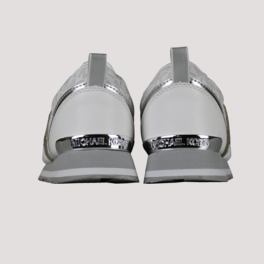 マイケル コース スニーカー MICHAEL KORS ジュニア ジュニア企画サイズ BILLIE DASH ビリー ダッシュ ホワイト シルバー  MK ロゴ モノグラム | MICHAEL KORS | 05