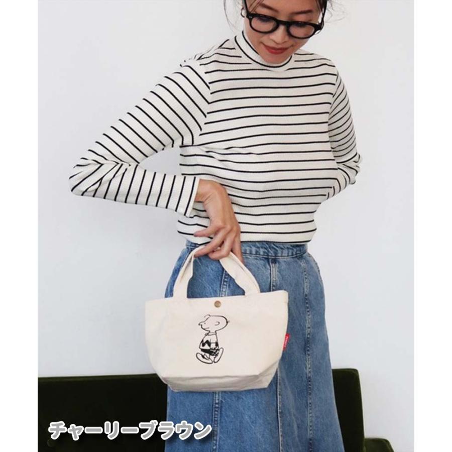 スヌーピー ランチバッグ ミニトートバッグ レッスンバッグ オラフ ピーナッツ レディース 帆布 キャンバス ハピタス シフレ 正規品  かわいい かくれんぼ | ブランド登録なし | 05