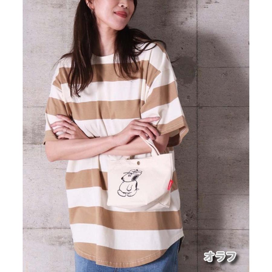 スヌーピー ランチバッグ ミニトートバッグ レッスンバッグ オラフ ピーナッツ レディース 帆布 キャンバス ハピタス シフレ 正規品  かわいい かくれんぼ | ブランド登録なし | 06