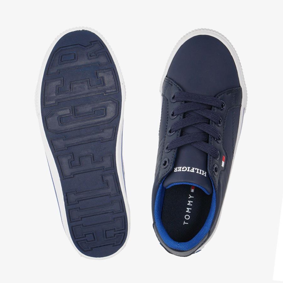 トミーヒルフィガー TOMMY HILFIGER スニーカー ジュニア企画サイズ  シンプル フェイクレザー 合皮 ロゴ きれいめ ANDIE 5.0 (アンディー 5.0) ネイビー | TOMMY HILFIGER | 01