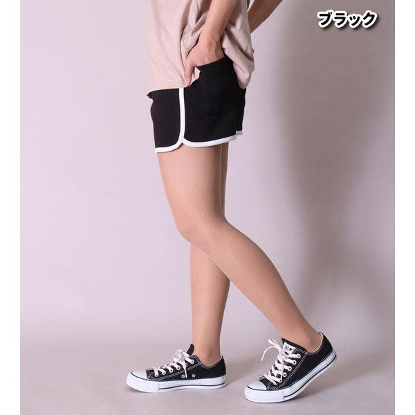 ショートパンツ レディース ミニ裏毛 サイドライン ルームウェア 部屋着 プチプラ ダンス ジム ワンマイルウェア ウェストゴム | ブランド登録なし | 06
