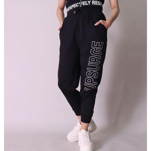 ジョガーパンツ スウェットパンツ レディース ダンス ジム ワンマイルウェア アンクル丈 セットアップ可能 ロゴ ブラック カモフラ | ブランド登録なし | 03