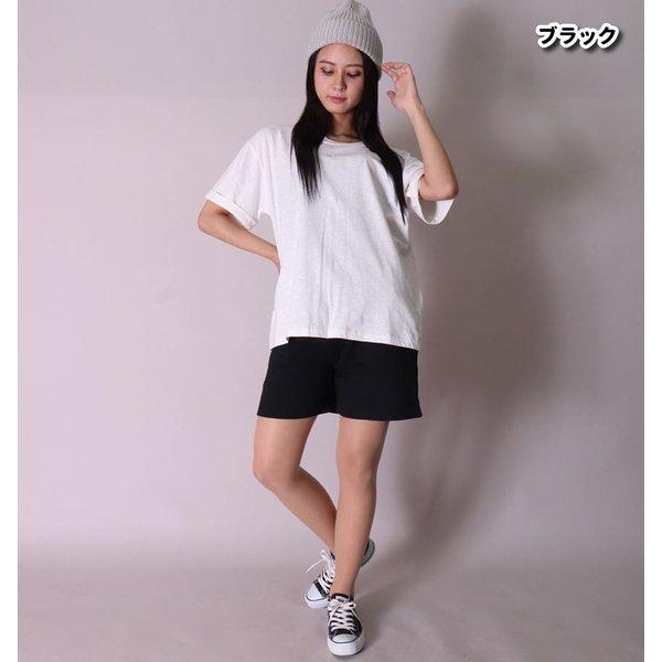 ショートパンツ レディース ミニ裏毛 ルームウェア 部屋着 プチプラ ダンス ジム ワンマイルウェア ウェストゴム スウェット | ブランド登録なし | 03