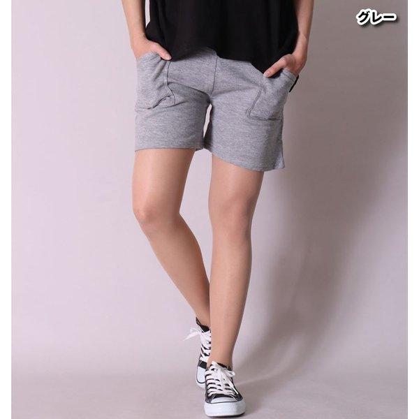 ショートパンツ レディース ミニ裏毛 ルームウェア 部屋着 プチプラ ダンス ジム ワンマイルウェア ウェストゴム スウェット | ブランド登録なし | 04