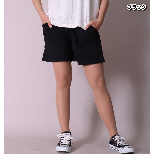 ショートパンツ レディース ミニ裏毛 ルームウェア 部屋着 プチプラ ダンス ジム ワンマイルウェア ウェストゴム スウェット | ブランド登録なし | 06