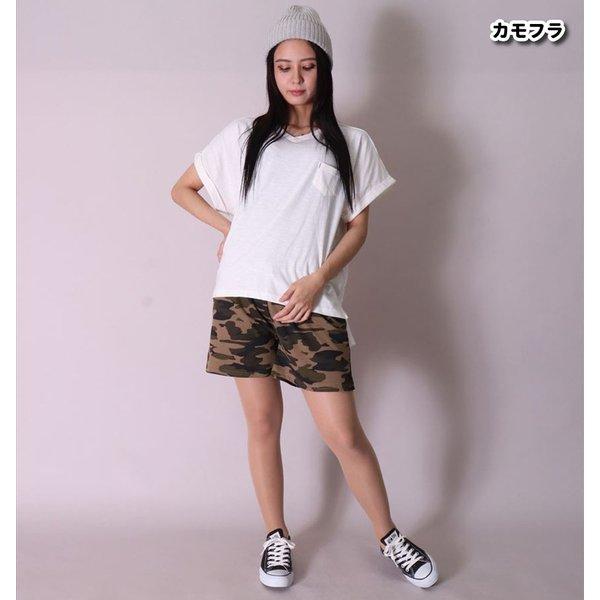 ショートパンツ レディース ミニ裏毛 ルームウェア 部屋着 プチプラ ダンス ジム ワンマイルウェア ウェストゴム スウェット | ブランド登録なし | 02