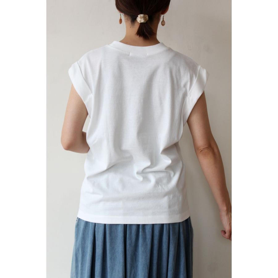 パシオーネ フレンチスリーブシャツ PASSIONE (パシオーネ) ブラウス フレンチスリーブ サイドスリット