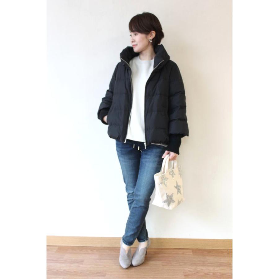 新品タグ付き　パシオーネ　袖リブダウンジャケット　黒　サイズ38 新品タグ付き パシオーネ 袖リブダウンジャケット 黒 サイズ38 - メルカリ