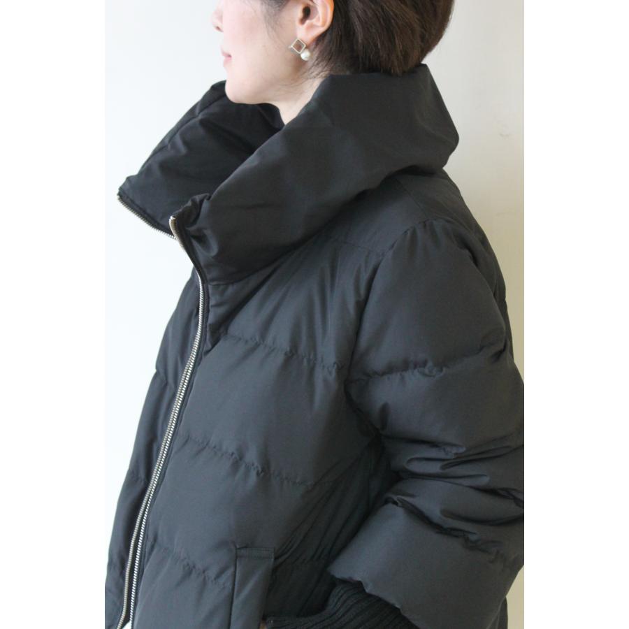 新品タグ付き　パシオーネ　袖リブダウンジャケット　黒　サイズ38 新品タグ付き パシオーネ 袖リブダウンジャケット 黒 サイズ38 - メルカリ