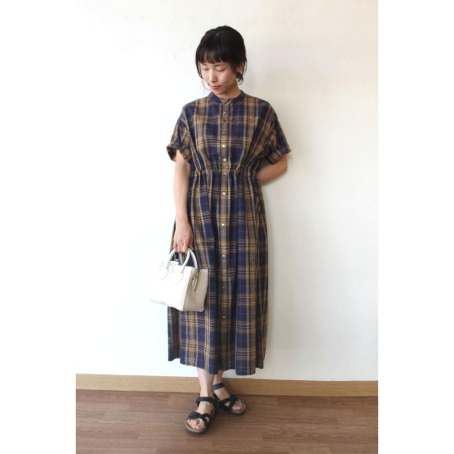 シャンブルドゥシャーム Chambre De Charme チェックシャツワンピース ブラウン ネイビー ベージュ 9601op0001 13 Creeks Online Shop Yahoo 店 通販 Yahoo ショッピング