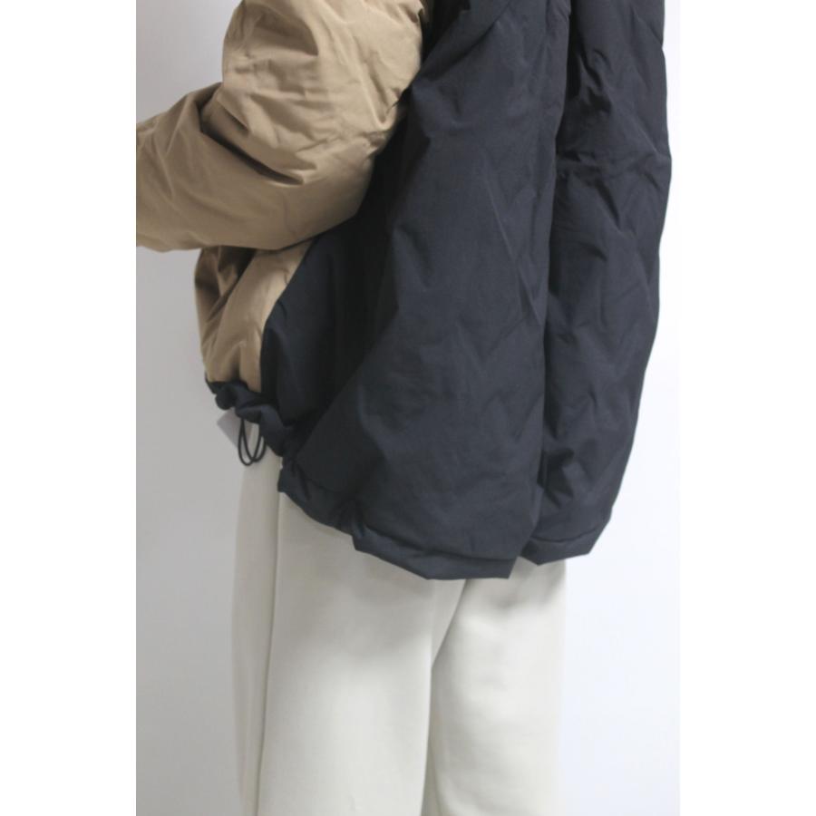 ドナマリ―（DONA MARIE）格子柄フレアダウンジャケット／ モカ×フ