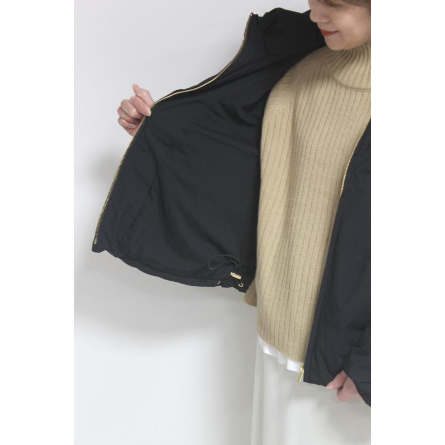 ドナマリ―（DONA MARIE）ショートダウンジャケット／ブラック : CREEKS