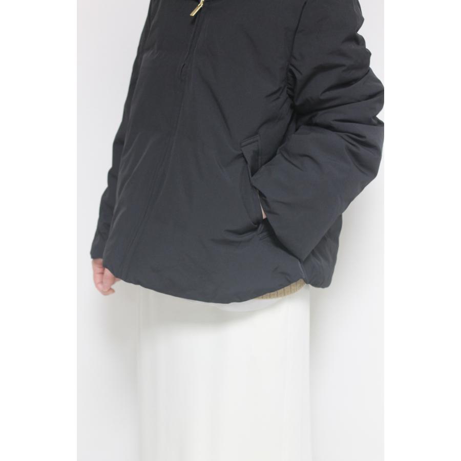 ドナマリ―（DONA MARIE）ショートダウンジャケット／ブラック : CREEKS