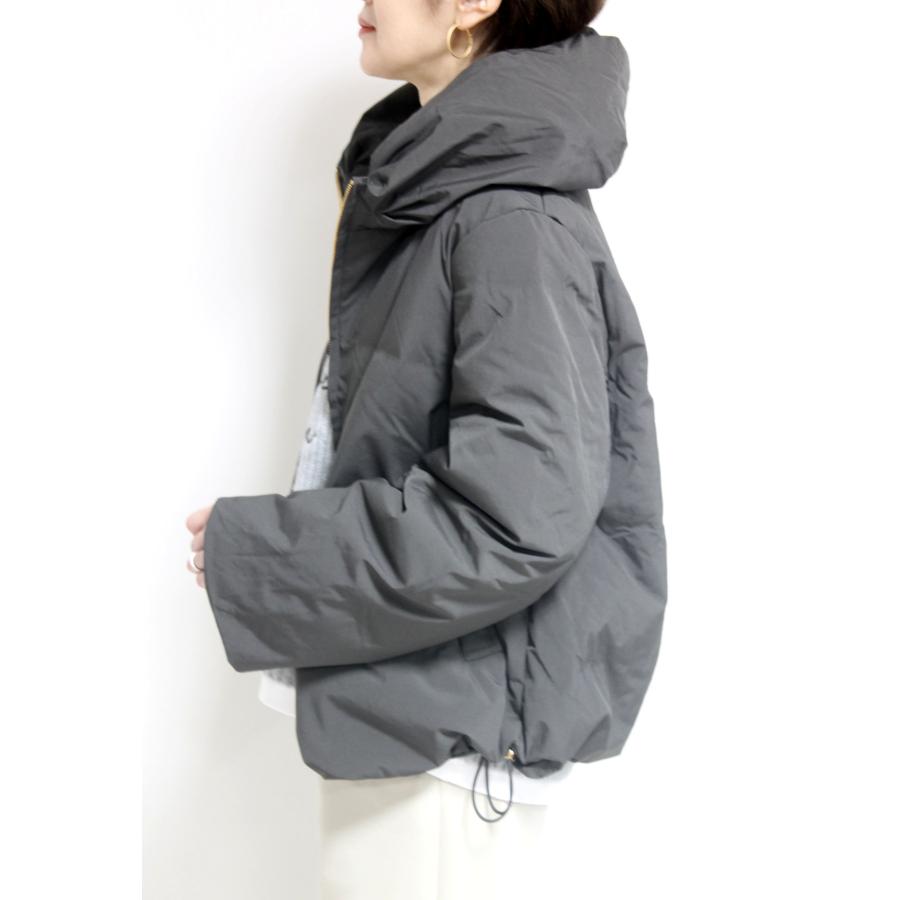 ドナマリ―（DONA MARIE）ショートダウンジャケット／チャコール