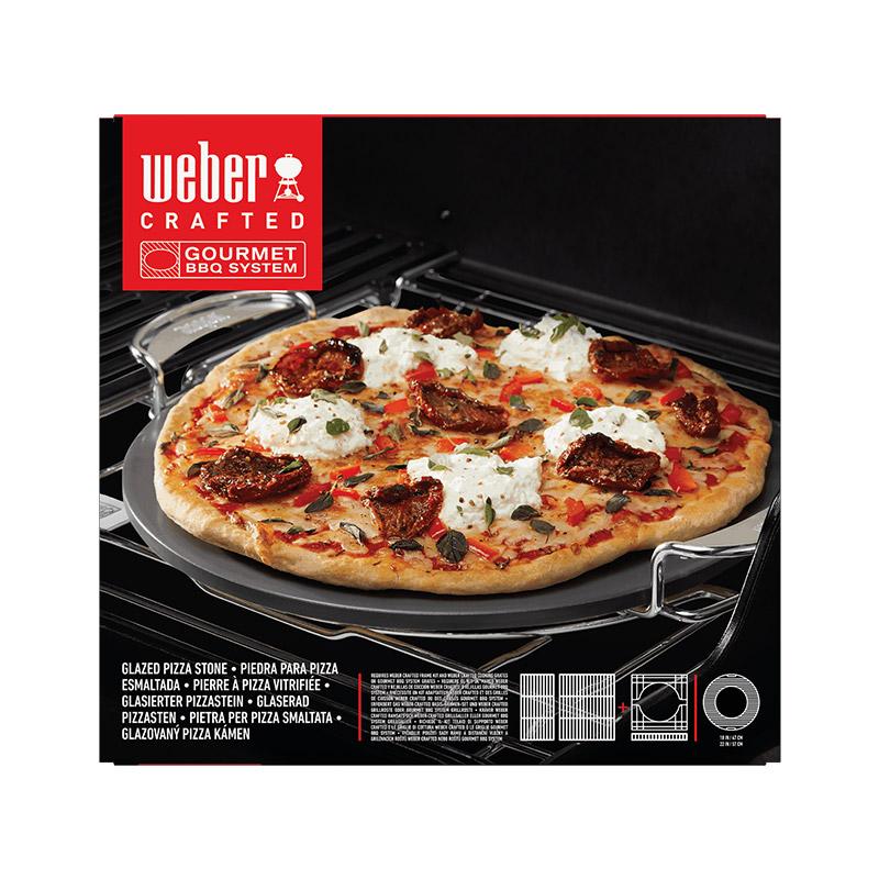 WEBER（ウェーバー） 【Weber公式】 グレーズド ピザストーン 直径33.8