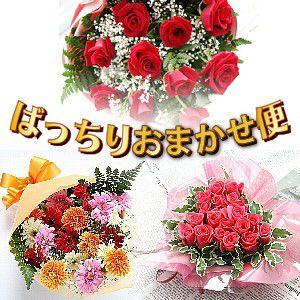 ばっちりおまかせ便（おまかせ花束・アレンジメント）・クイックお届け・メッセージカード付（Yahoo!・翌日配達　お花屋さん）