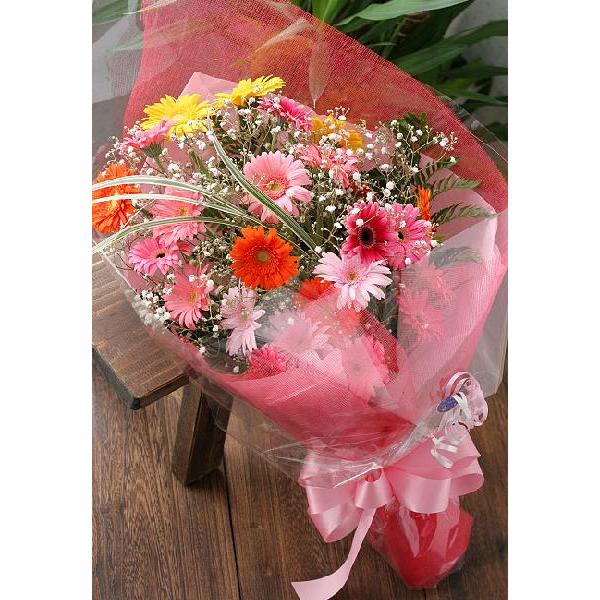 ガーベラ花束 誕生日 記念日【フラワーシャワー】あす楽 ガーベラ花束 誕生日 記念日【フラワーシャワー】あす楽