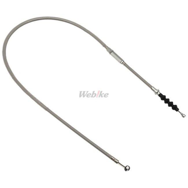 KITACO キタコ クラッチケーブル(レバー＆ホルダー用 ステンメッシュ／745mm) キタコ社製Lレバー＆ホルダー ゴリラ モンキー HONDA ホンダ クラッチワイヤー | KITACO | 01