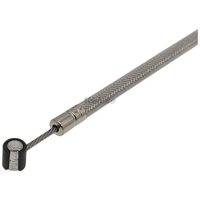 KITACO キタコ クラッチケーブル(レバー＆ホルダー用 ステンメッシュ／745mm) キタコ社製Lレバー＆ホルダー ゴリラ モンキー HONDA ホンダ クラッチワイヤー | KITACO | 03