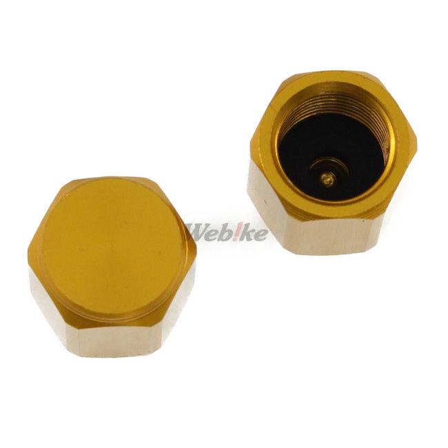 POSH Faith ポッシュ フェイス ヘックスエアーバルブキャップ カラー：ゴールド エアバルブキャップ | ブランド登録なし | 06