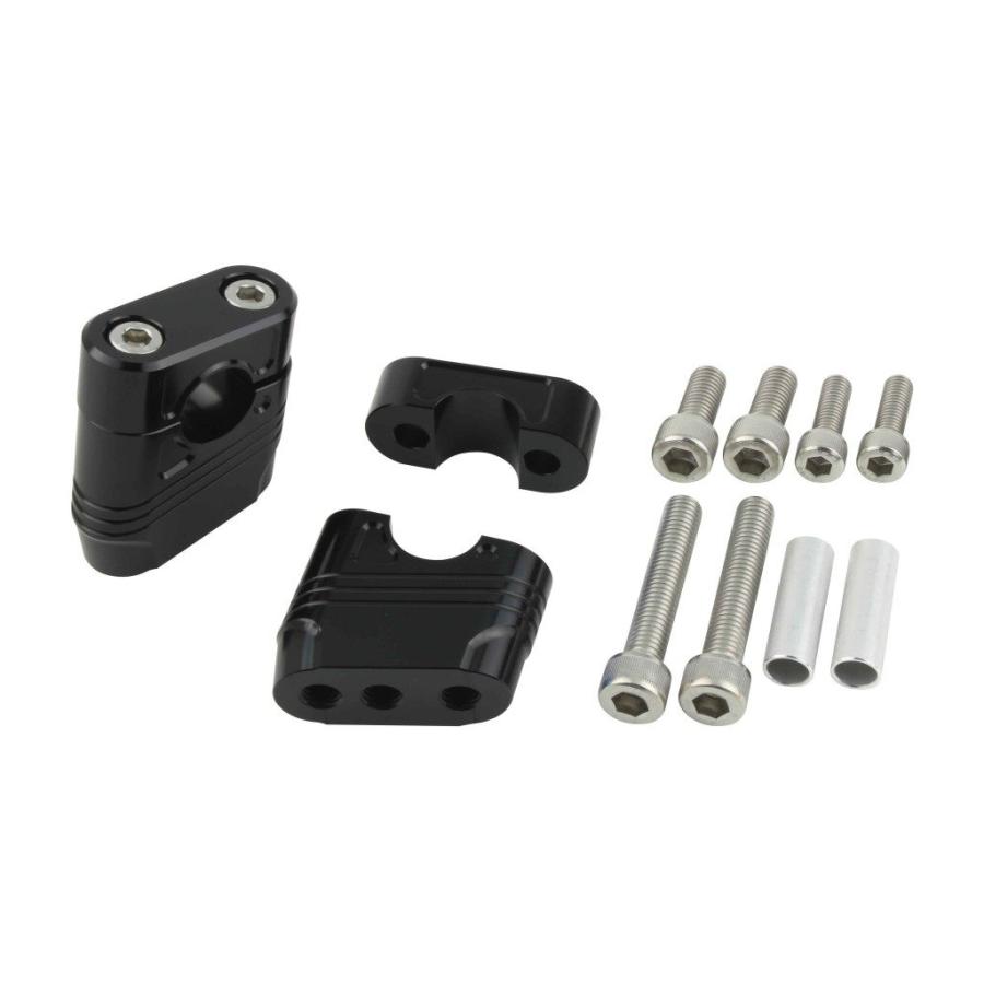 POSH Faith ポッシュ フェイス マッスルポジションブラケット カラー：ブラック HONDA ホンダ KAWASAKI カワサキ YAMAHA ヤマハ ハンドルアップスペーサー | POSH