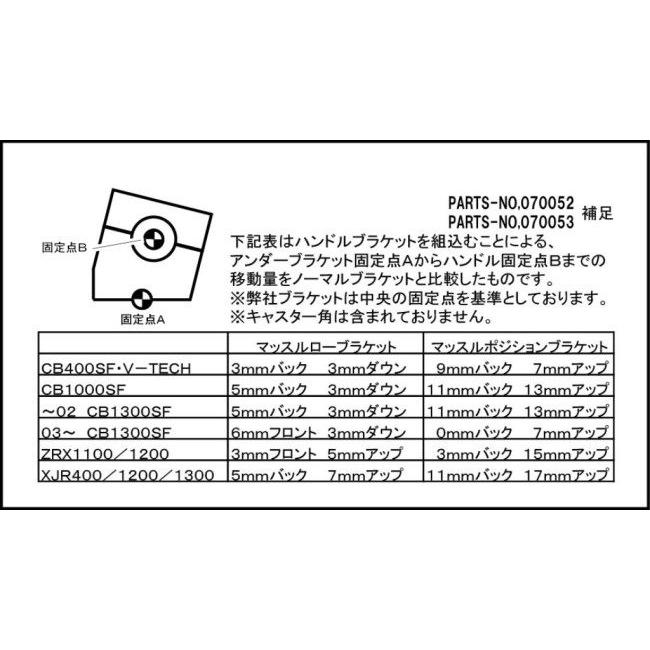 POSH Faith ポッシュ フェイス マッスルポジションブラケット カラー：ブラック HONDA ホンダ KAWASAKI カワサキ YAMAHA ヤマハ ハンドルアップスペーサー | POSH | 12