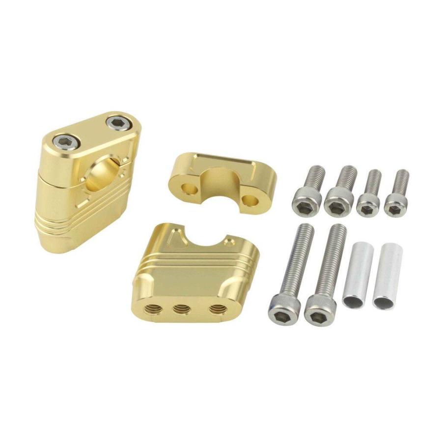 POSH Faith ポッシュ フェイス マッスルポジションブラケット カラー：シャンパンゴールド HONDA ホンダ KAWASAKI カワサキ YAMAHA ヤマハ ハンドル周辺パーツ | ブランド登録なし