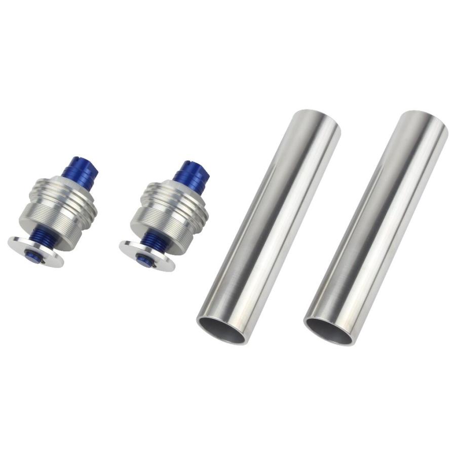 POSH Faith ポッシュ フェイス イニシャルアジャスター TYPE2 イニシャル部カラー：ブルー / ボディーカラー：シルバー GSX400S カタナ XJR400 サスペンション | ブランド登録なし