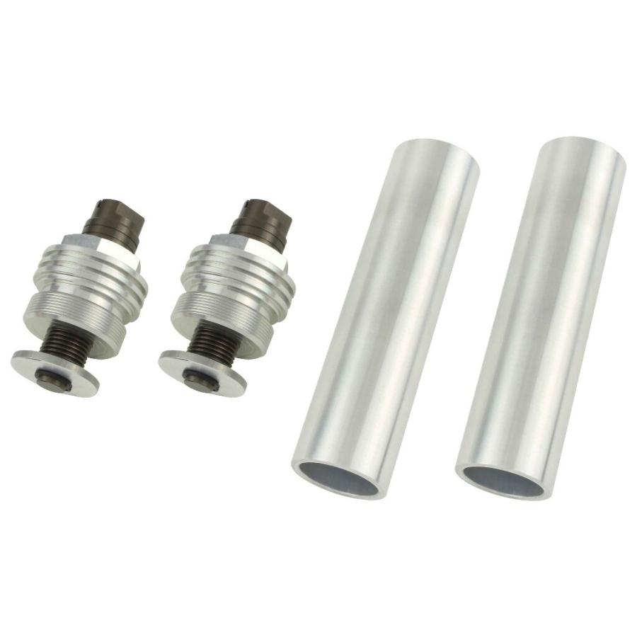 POSH Faith ポッシュ フェイス イニシャルアジャスター TYPE2 イニシャル部カラー：チタン / ボディーカラー：シルバー ゼファー400 ゼファーX サスペンション | ブランド登録なし