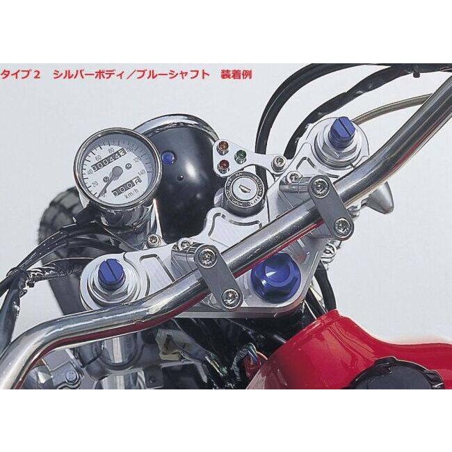 POSH Faith ポッシュ フェイス イニシャルアジャスター TYPE2 イニシャル部カラー：ブルー / ボディーカラー：シルバー FTR223 グラストラッカー ビッグボーイ | ブランド登録なし | 01