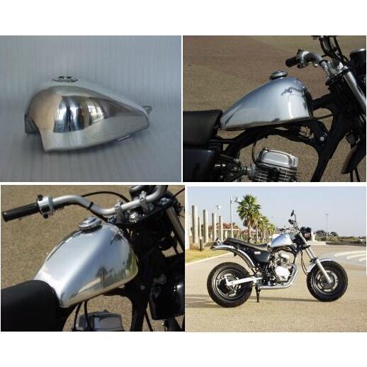 Big Cedar ビッグシーダー アルミティアドロップタンク Honda Ape100 エイプ ウェビック2号店 通販 Yahoo ショッピング