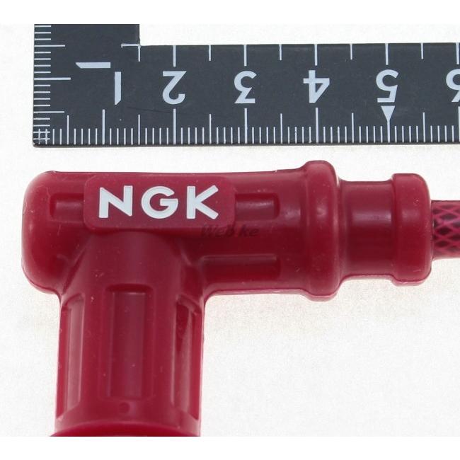 NGK NGK:エヌジーケー パワーケーブル(プラグコード) プラグコード色：ワインレッド／プラグキャップ色：ワインレッド｜webike02｜18