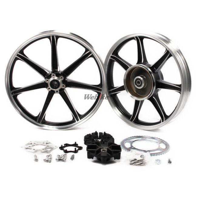 未使用　SR400/500 ワイズギア　キャストホイール　パウダーコート済み 未使用SR400/500 ワイズギアキャストホイールパウダーコート済み