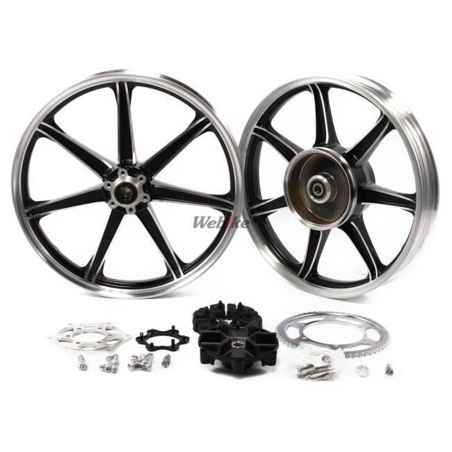 未使用　SR400/500 ワイズギア　キャストホイール　パウダーコート済み ワイズギア Y'S GEAR(YAMAHA) キャストホイールセット SR400 SR500